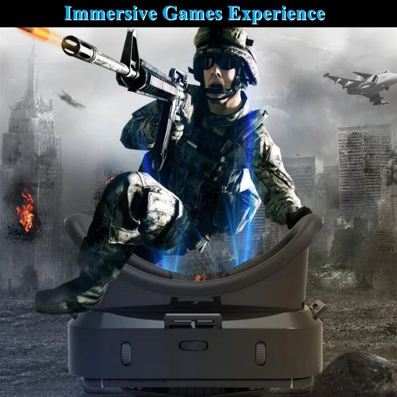 VR Headset for 4.7-7 Inch Smartphones - 3D Immersive Smart Glasses Tidesmit