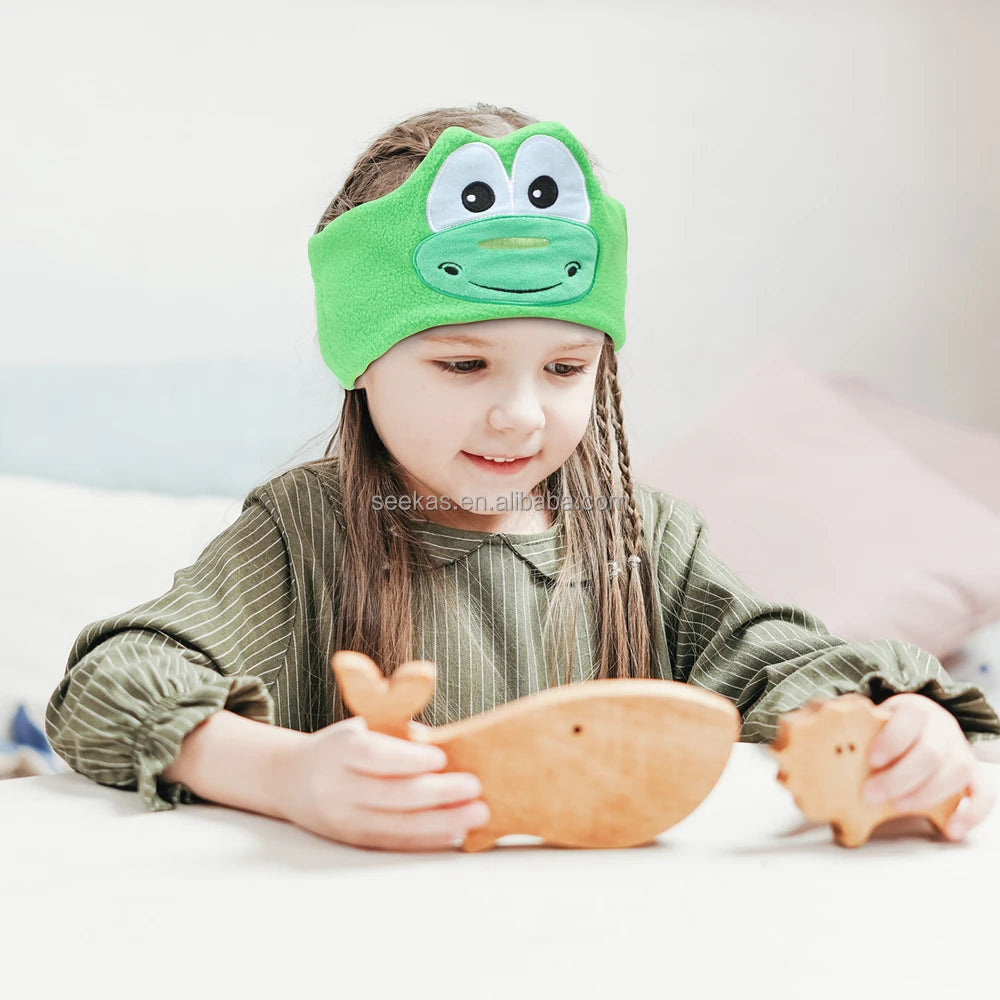 Kids Headphones with Cute Animal Designs Sleep Headband for Children Hairband with Bluetooth Headphones Drop Shipping for Gift Tidesmit