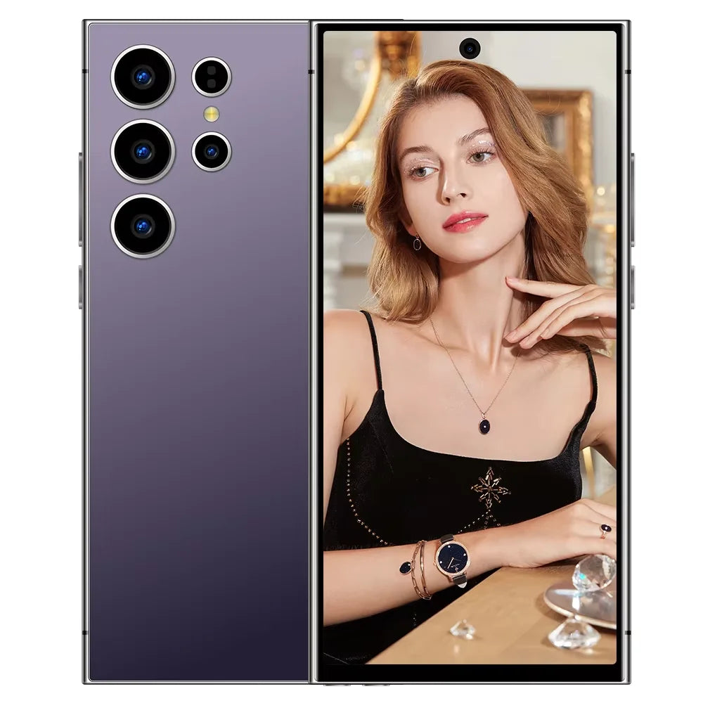 Samsung Galaxy S24 Ultra 5G Smartphone, 1TB, 16GB RAM, Unlocked Purple 16g Tidesmit