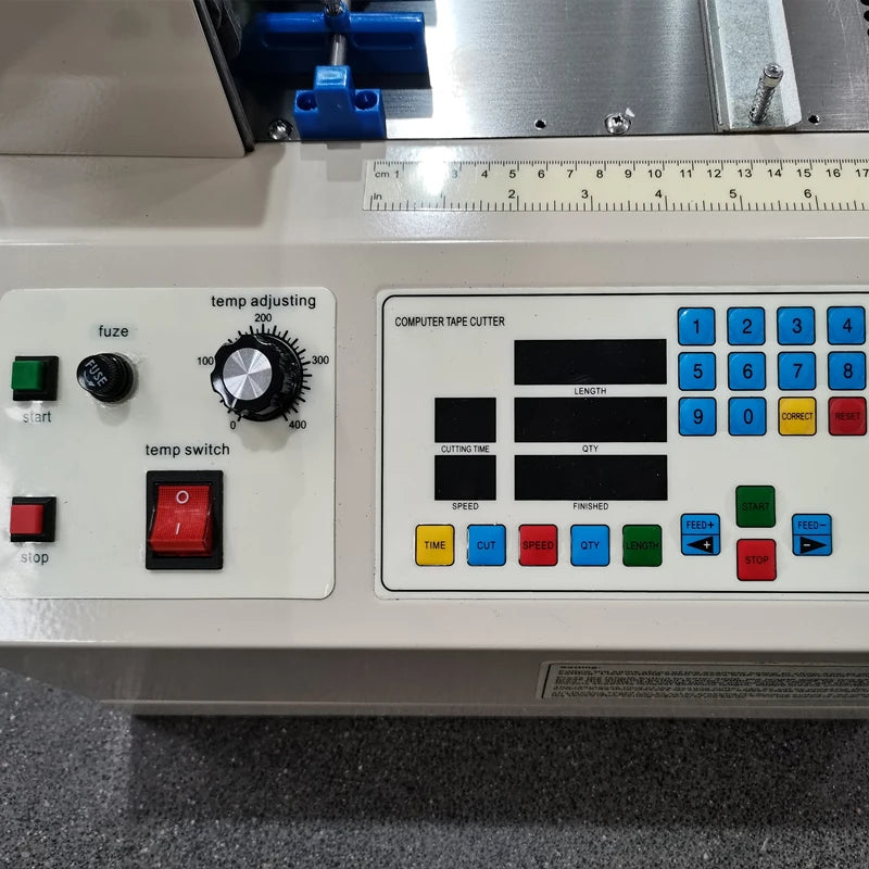 Small Computer Hot Cutting Nylon Polyester Webbing Strap Belt Automatic Elastic Cutting Machine