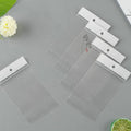 Self-Adhesive Clear PE Plastic Jewelry Poly Bag OPP Gift Packaging Valve Gravure Printing Disposable Custom Logo SIYU Brand