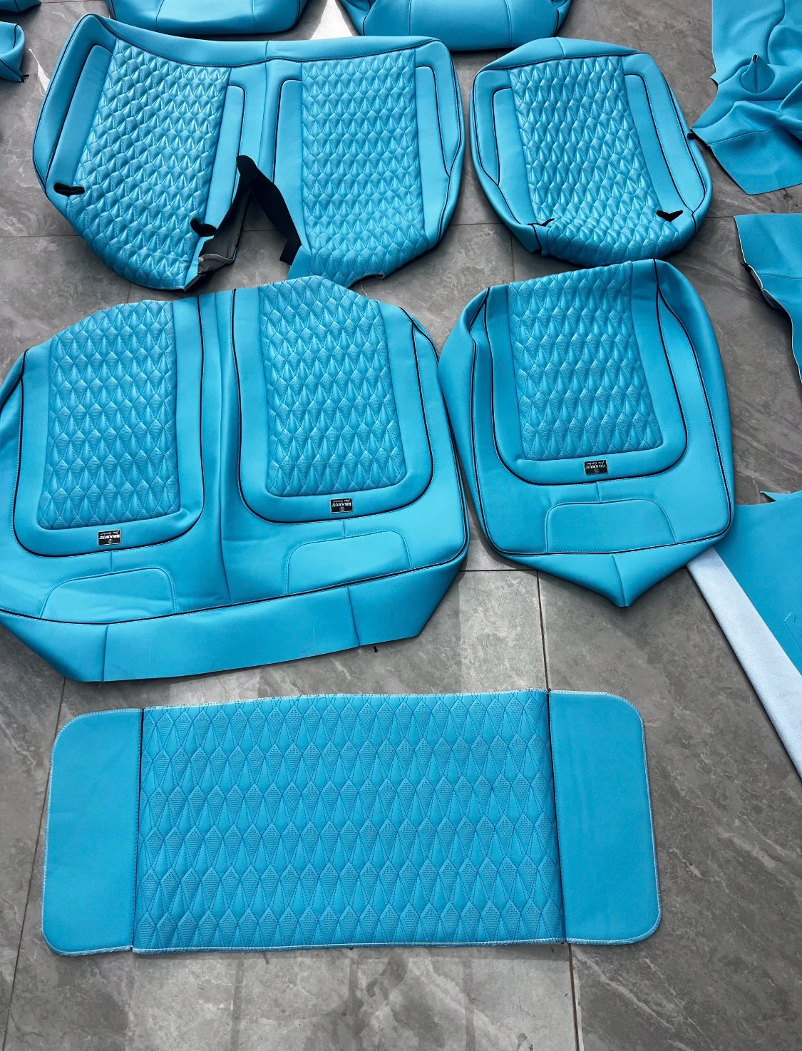 Premium Leather Seat Covers Fit for Mercedes GLA GLB GLC GLE GLS Custom Fit Car Interior Accessories