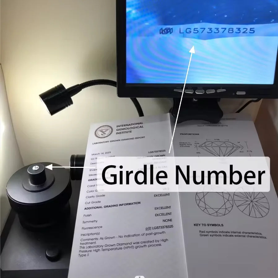 IGI Certificate 1ct 1.5ct 2ct 3ct DEF VVS 0.01-20Carat Wholesale Lab Created Loose Diamond HPHT CVD Lab Grown Diamond