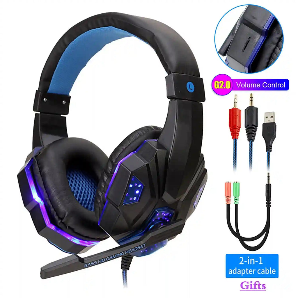 Wired Gaming Headset with Microphone - 7.1 Surround Sound for PC and PS5 Tidesmit