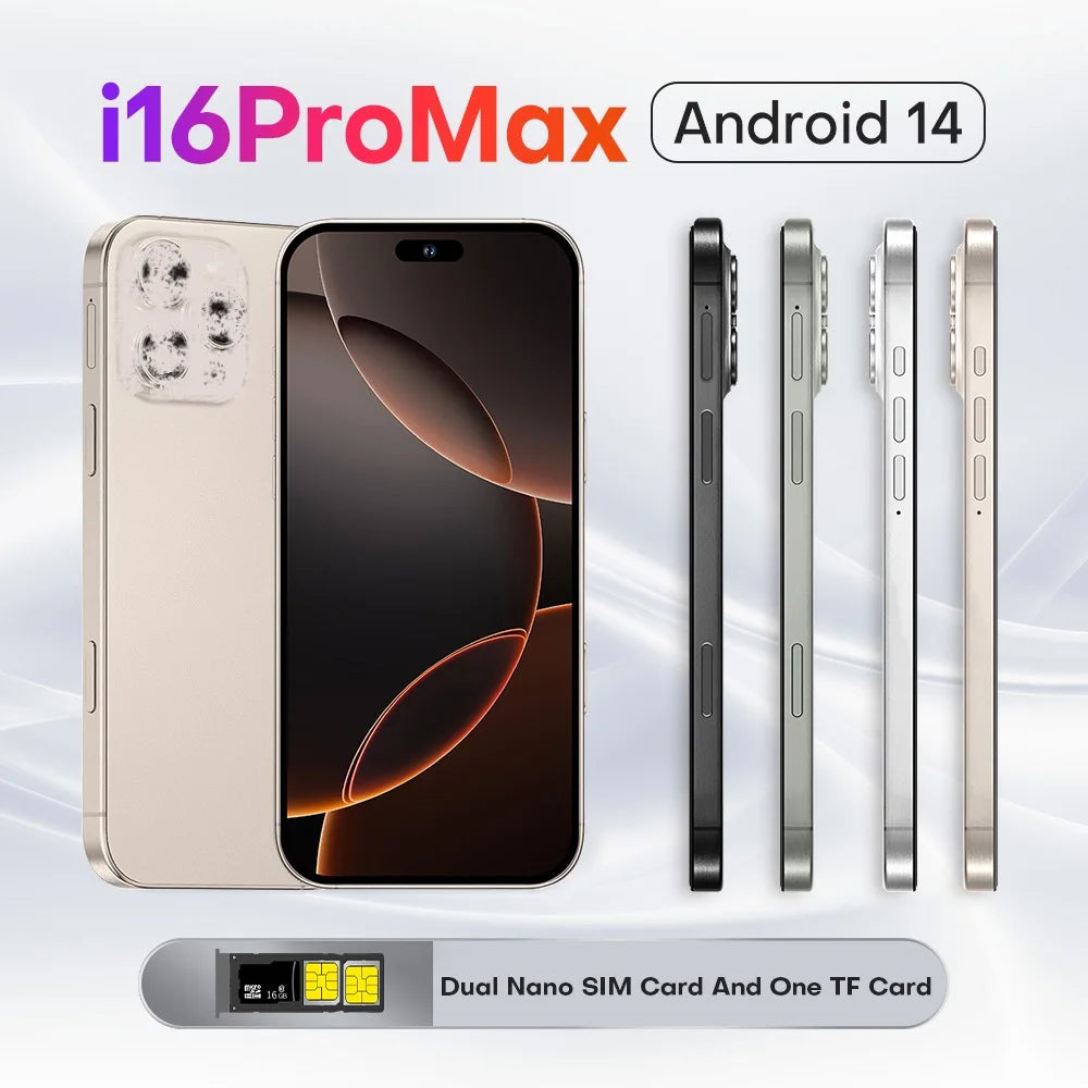 2025 Brand New S25 Ultra C24 I16 Pro Max 16GB+1TB 5G Smart Phone 7.3-Inch 48MP+108MP Android 5G Gaming Smartphone - Tidesmit