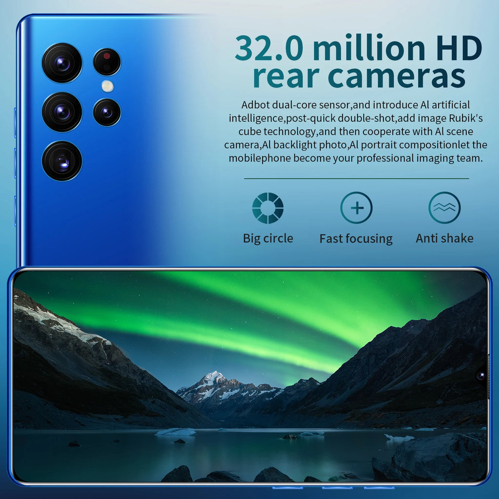 Smart Phone Low Price S23 3+32GB Phones Mobile Android Smartphone 3g 4g 5g Smartphone Smart Phones - Tidesmit