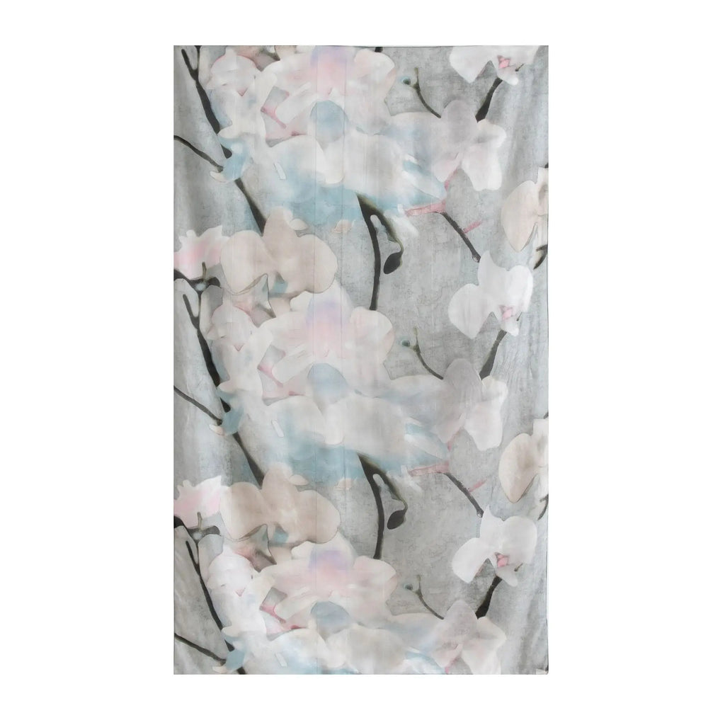 Carefully Selected Hangzhou Silk Scarf Women Long Mulberry Silk Shawl Ink-wash Peony Print Vintage Style Premium Feel Spring
