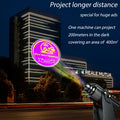 High Power 200W 300W Laser Light Projector ADS Logo Advertising Laser Show Text Customized Gobo Projection for Events