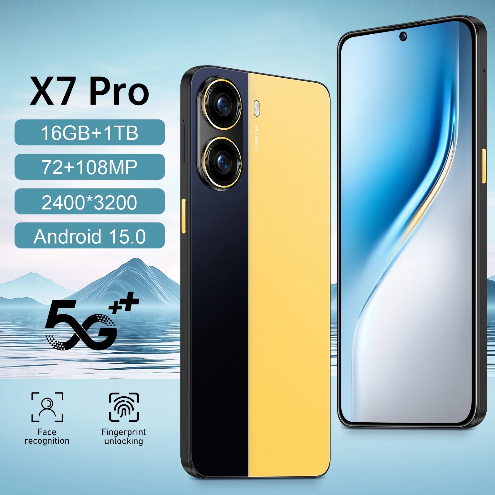 Tidesmit 5G Smartphone: 1TB Storage, 7800mAh Battery & 108MP Camera Tidesmit