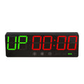 CHEETIE CP50A Small Size Rechargeable Workout Clock Count Down/Up Gym Timer Clock for Home Gym Battery Green red Tidesmit