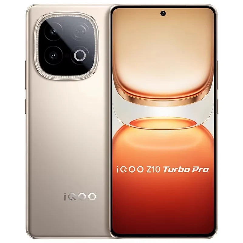 Original Vivo IQOO Z10 Turbo Pro 5G Smartphone 7000mAh 120W SuperVOOC Snapdragon 8s Gen4 6.78 Inch AMOLED 144Hz 50MP OIS OTA NFC - Tidesmit
