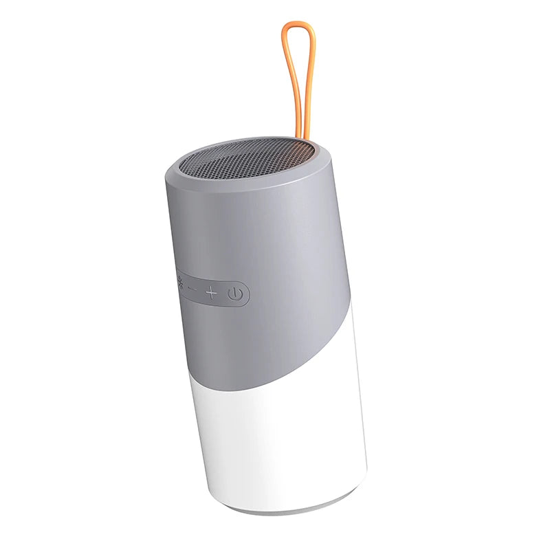 Hight Quality bluetooth Speaker Outdoor Woofer Ipx6 Waterproof Speakers Shower Portable Mobile Music Mini with RGB Light Gray My Store