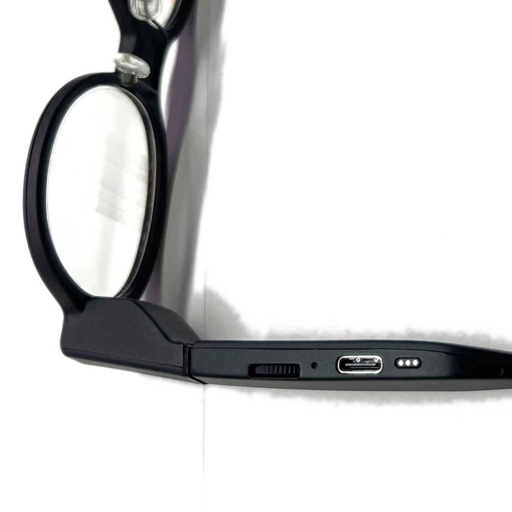 Executive Smart Glasses AI AR Wireless Business Assistant Translation Teleprompter Privacy Display Meeting Notes