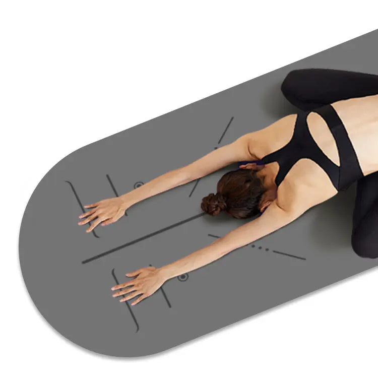 Customization Eco Rubber Pu Yoga Mat Home Yoga Gym Fitness Accessories Oval Yoga Mat Tidesmit