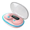 X55 Mini TWS Earbuds with LED Digital Display In-Ear Sleep Earphones for Low Latency Gaming TWS Earphone Mic Battery Indicator Pink TY-X55 Tidesmit