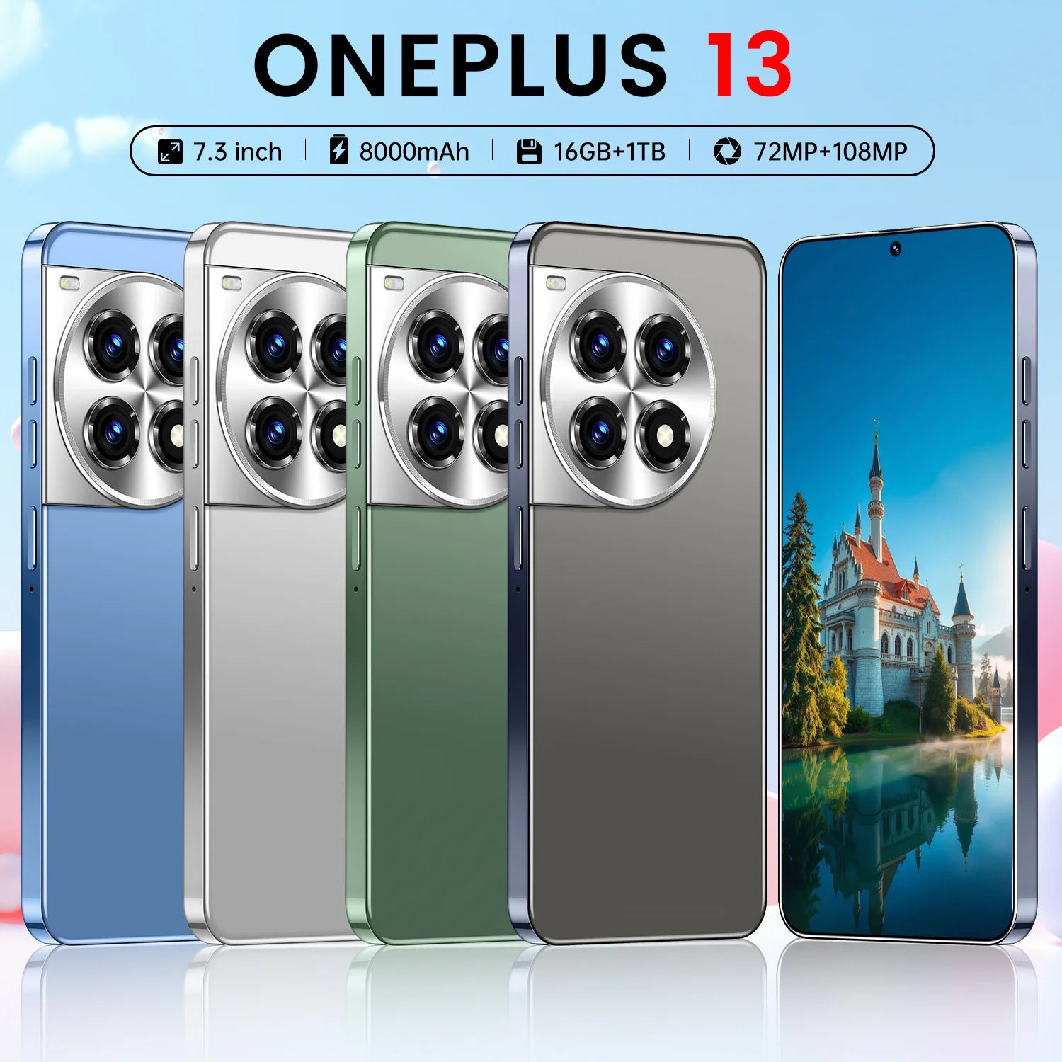 OnePlus 13 5G Smartphone 1TB 16GB RAM - High Capacity Mobile Tidesmit