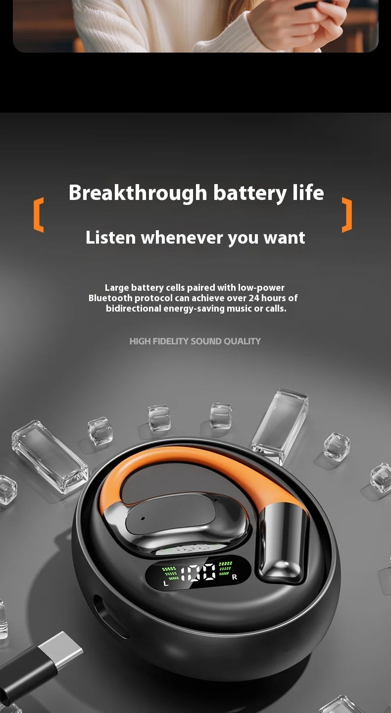 True Wireless Noise Cancelling TWS Earbuds LEDjl Brand's Premium for Bluetooth Earphones & Headphones Tidesmit