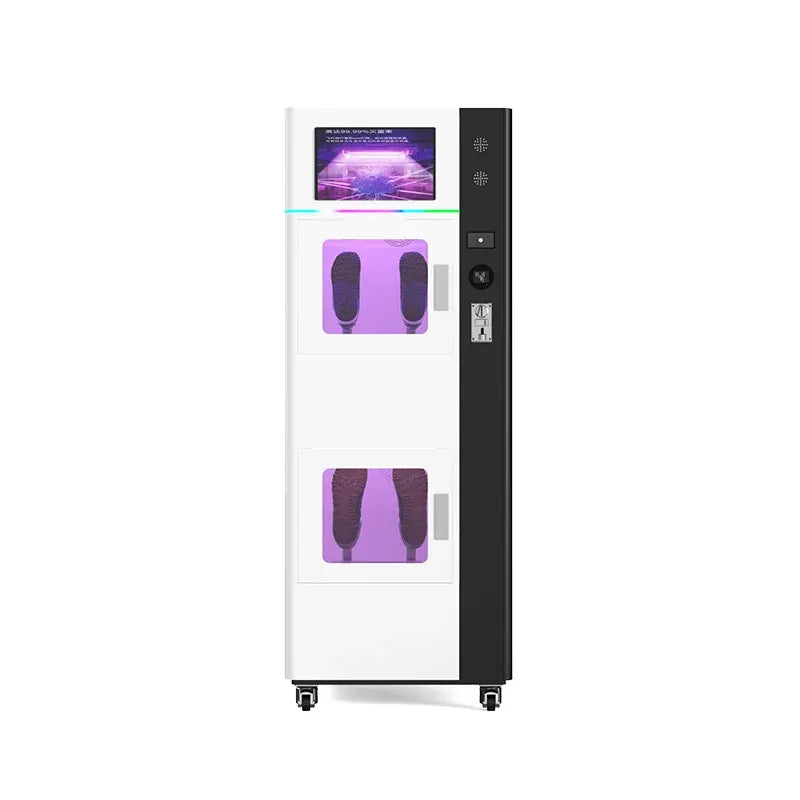 Commercial Shoe Washer Dryer with UVC and Ozone Disinfection