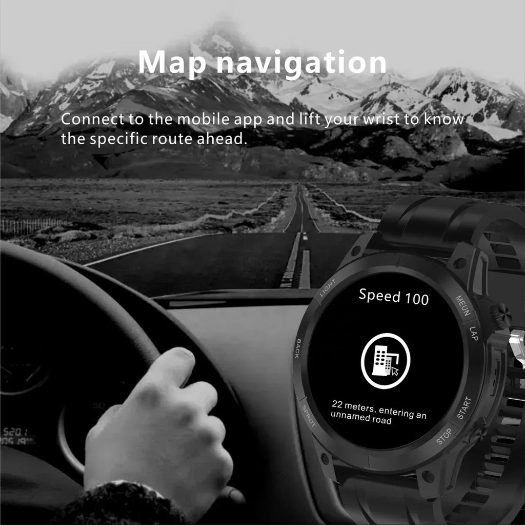 New S70 Max Smart Watch 1.62inch AI Voice BT Call Wireless Charging Sport Fitness Tracker Smartwatch NFC Payment GPS Navigation - Tidesmit