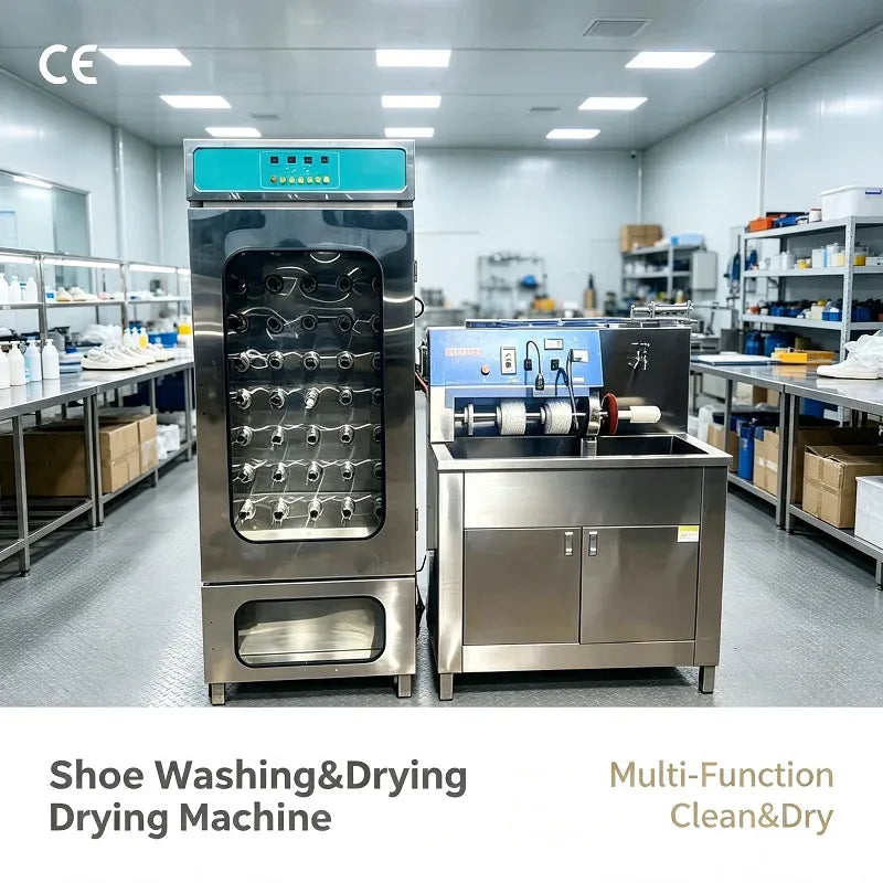 Commercial Shoe Washer and Dryer Machine with Custom Support