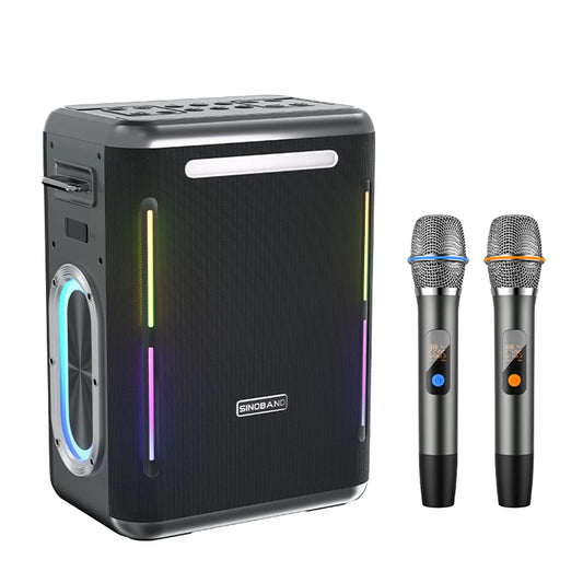 Bluetooth Speaker -Xdobo Portable Speaker Wireless Microphone Loud Sound Effect Big Size Rgb Led Light Blue Tooth Speaker Dancing Singing Party Box