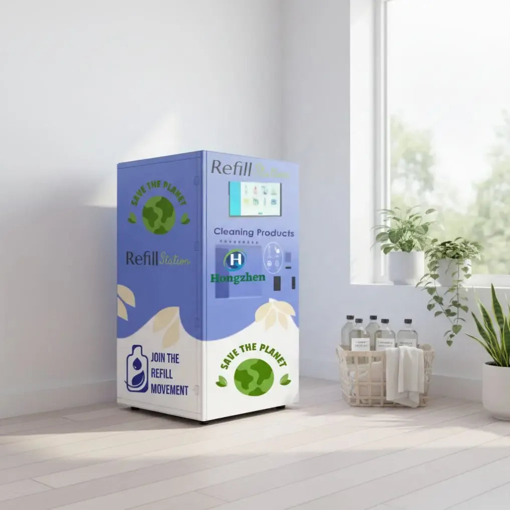 Coin-Operated Shoe Washing Vending Machine with Automatic Dispensing