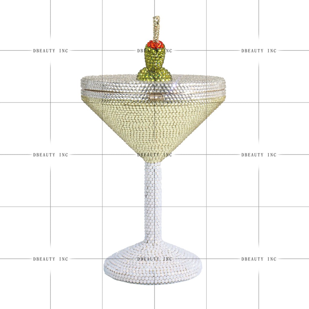 Chic Goblet Rhinestone Crystal Luxury Evening Clutch Diamond Bags Purses and Handbags for Women Formal Party Wedding Fashion