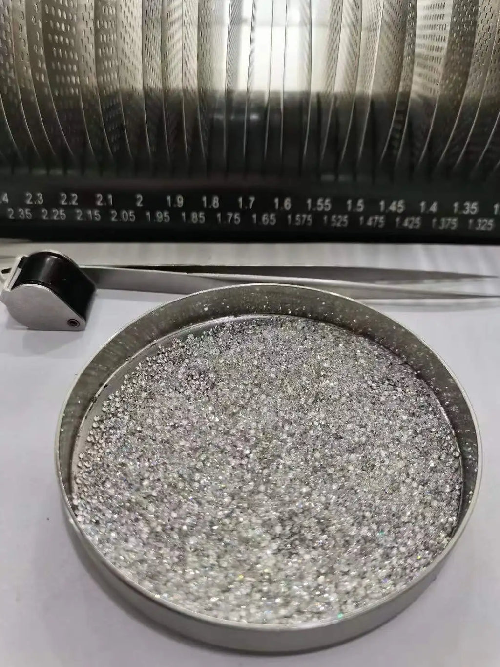Lab Grown Melee Diamond Stones DF 0.01ct Round Cut Hpht Loose Diamonds Precious Gems