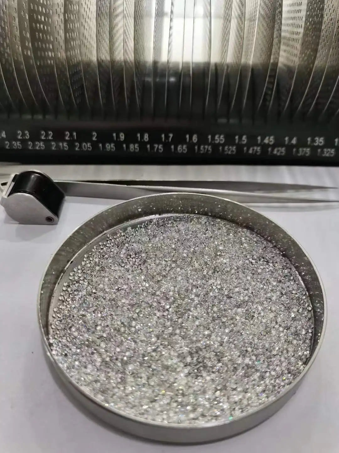 Lab Grown Melee Diamond Stones DF 0.01ct Round Cut Hpht Loose Diamonds Precious Gems