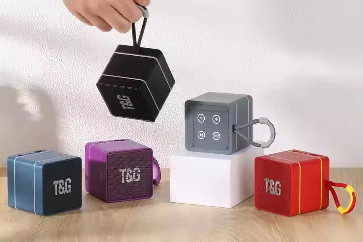 Bluetooth Speaker -OEM T&G TG687 Speaker BT TWS Speaker FM Radio Card Slot Portable Mini Bass 5W Small Square Speakers