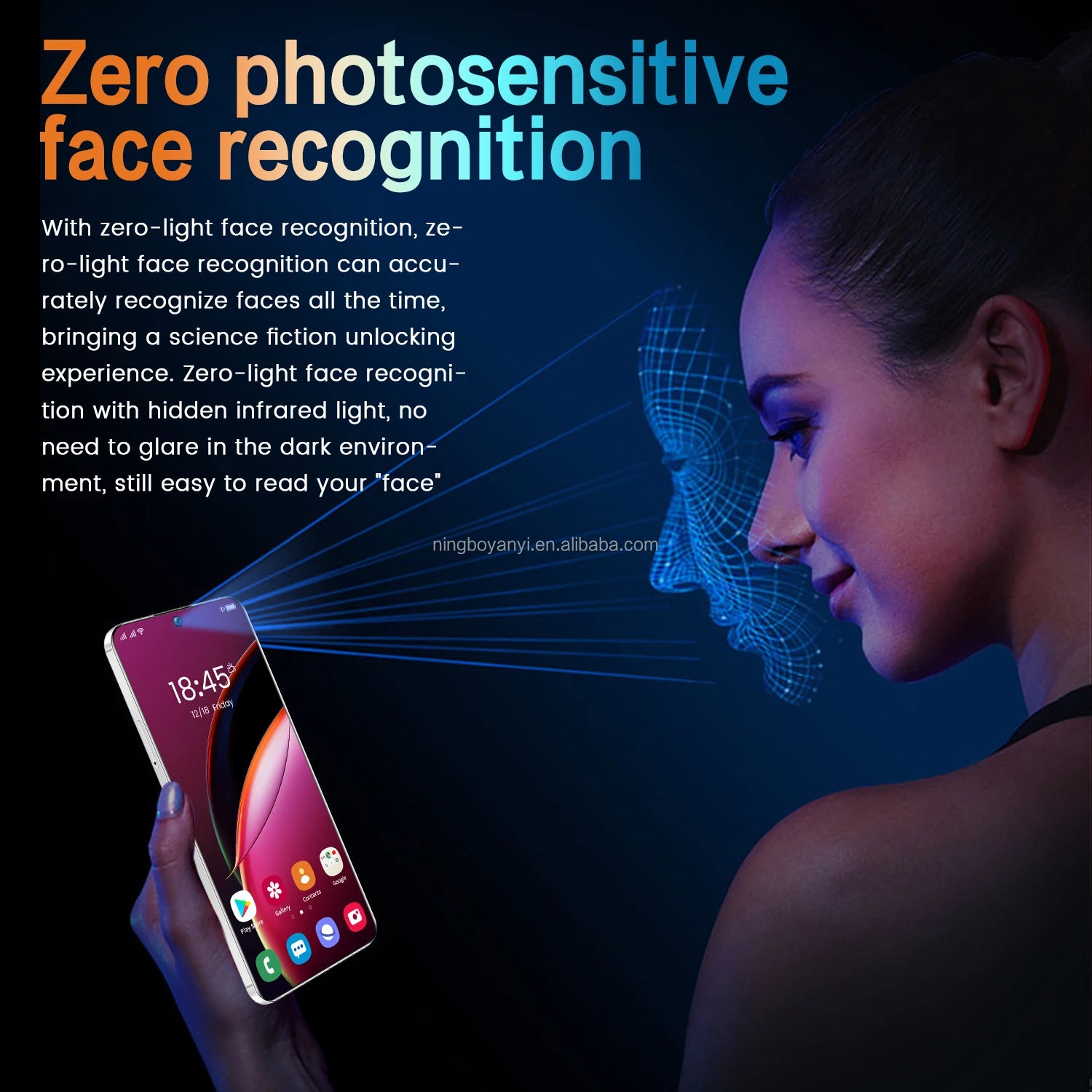 Tidesmit S25 Android 13.0 smartphone with 7.3 inch 4K display and dual SIM support in a stylish 2024 design.