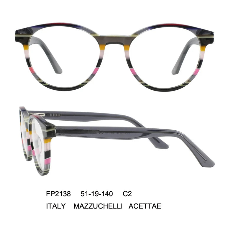 Luxury Trendy High Quality Eyeglasses Frames Eyewear Acetate Frame Eye Glasses for Women