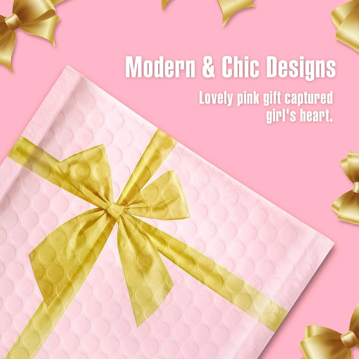 Perfect Printing Mailers Pink Design Mailing Bag  Custom Plastic Shipping Mailer Packaging Delivery Bag High Quality 10x13inch