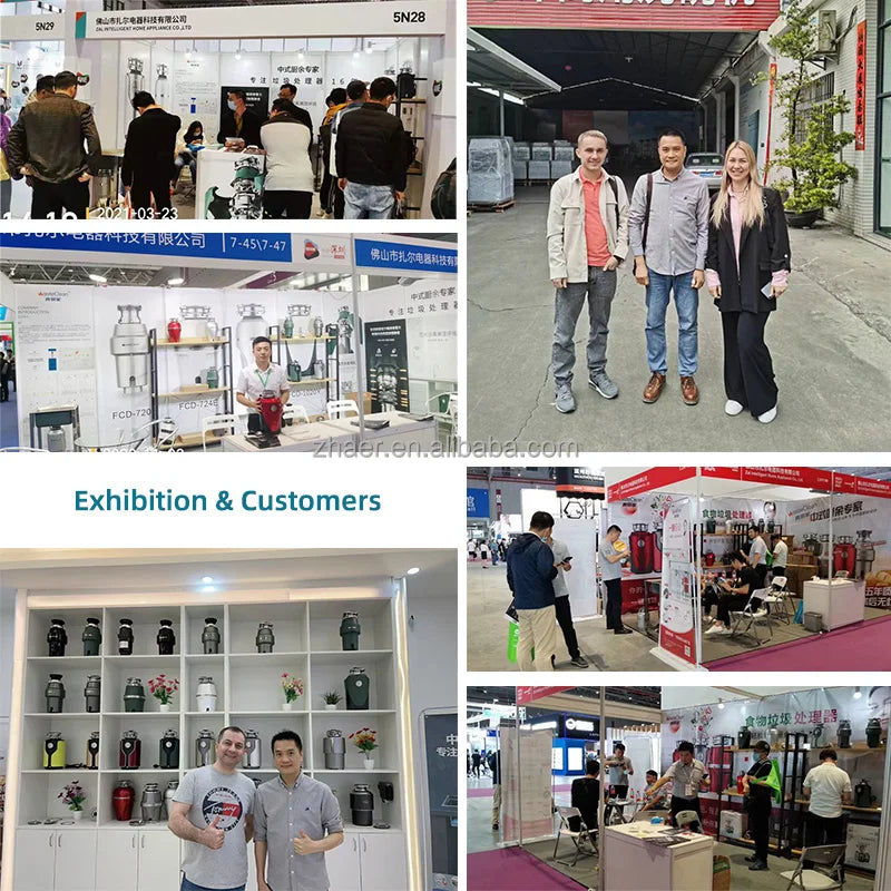 Factory Outlet Kitchen Food Garbage Disposer Continuous Dynamic Balance Technology Hotel Food Waste Processor Household Tidesmit