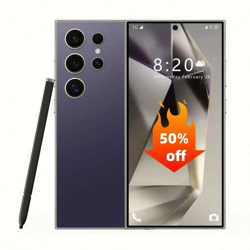 New S25 Ultra 7.3 Inch 1TB Global Unlocked Android Smartphone for Gaming and 5G Mobile Connectivity