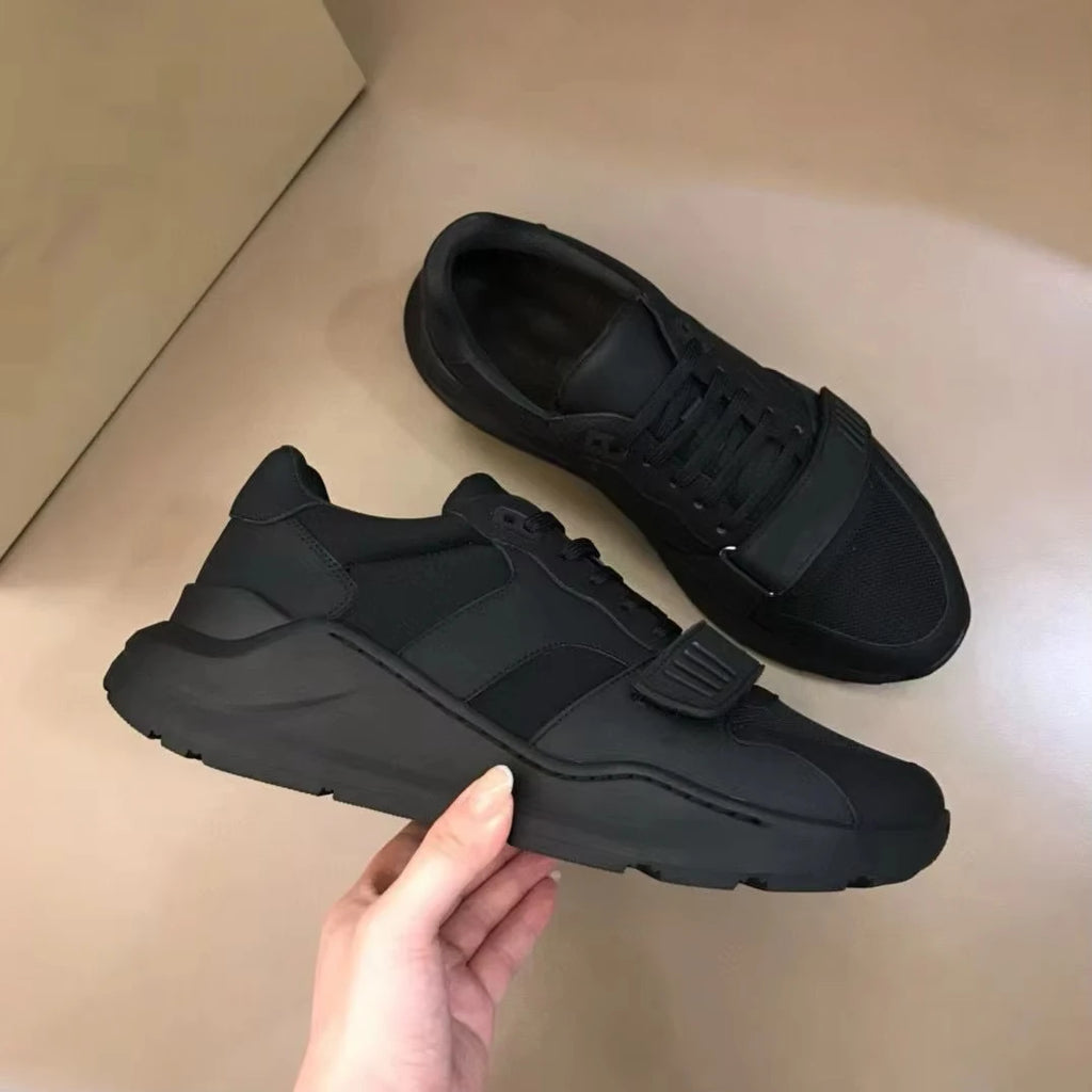 Luxury Patent Leather Light Weight Walking Shoes Patchwork Casual Sports Breathable Designer Sneakers for Men Retro Casual Shoes
