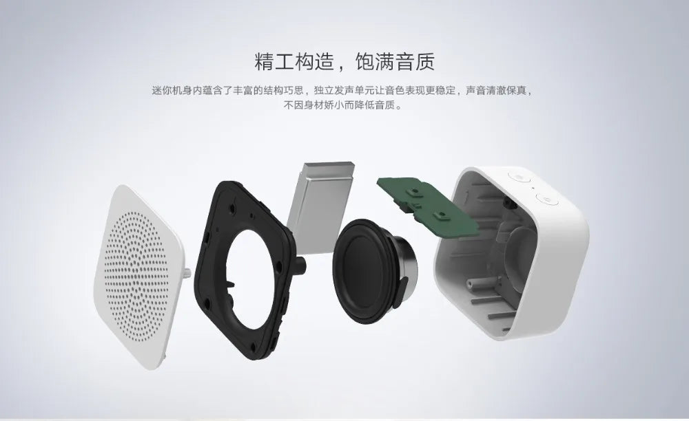 MIJIA XiaoAi Portable Speaker Bluetooth 5.0 Wireless Connection Mini Speaker Charging Speaker Work with Xiaoai Student
