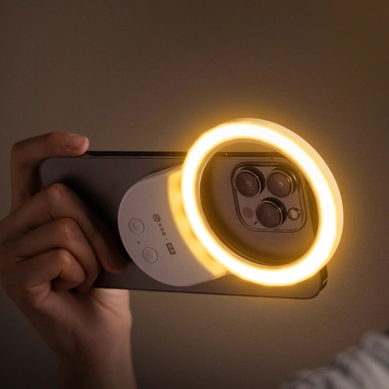Jopree K23 200LM Mini Fill Light - Magnetic Mount & Memory Function for Phone/Camera Tidesmit