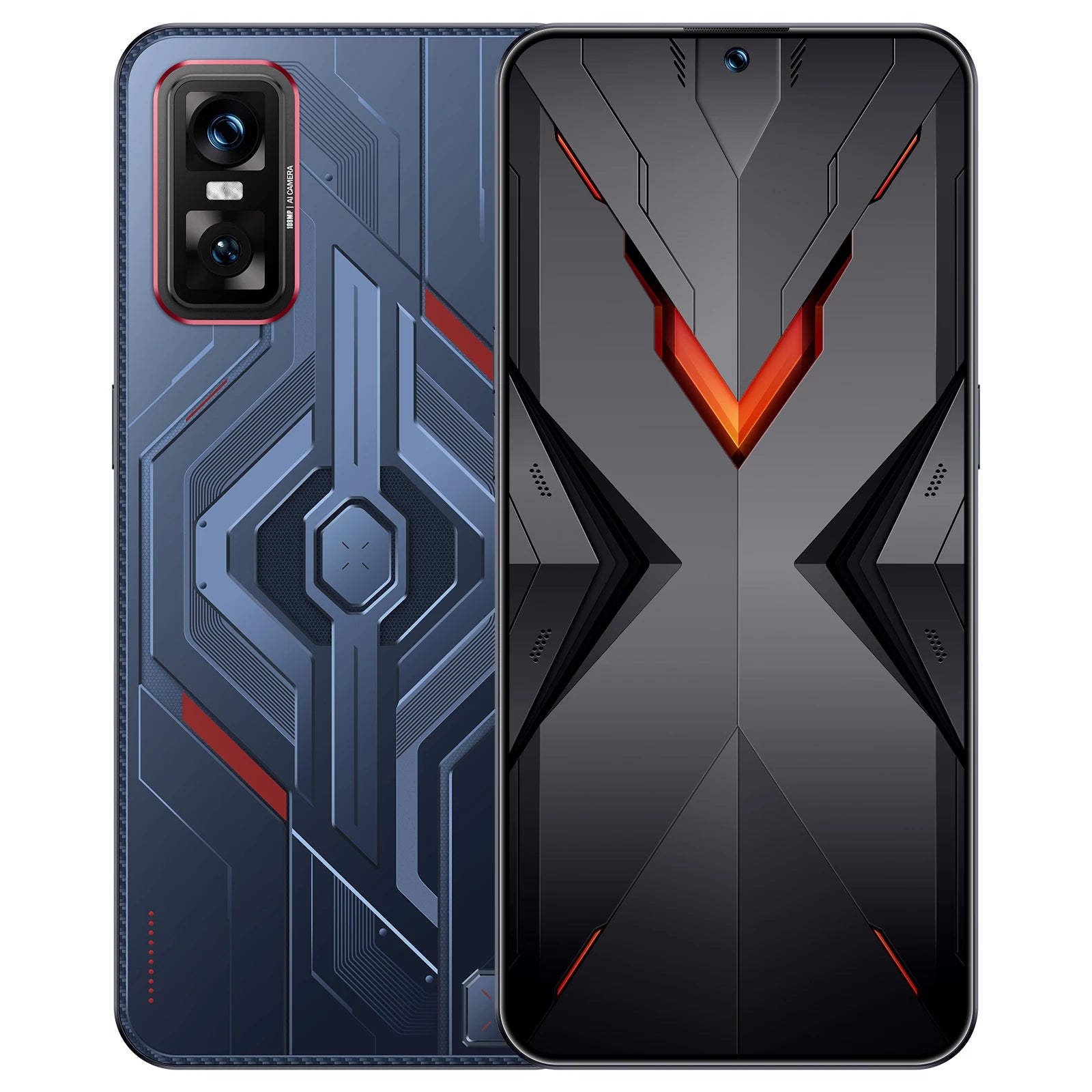 Tidesmit 5G Smartphone, 7.3 Inch AMOLED, 16GB RAM, 1TB Storage - Silver Black 16g 1TB Tidesmit