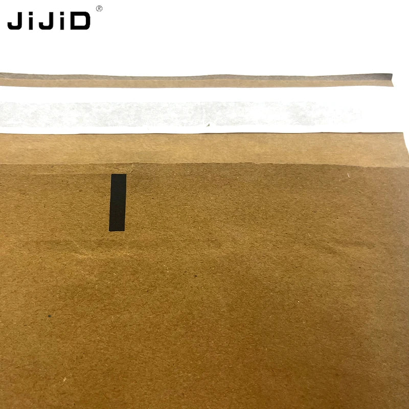 JiJiD Biodegradable Kraft Paper Mailing Bags Honeycomb Padded Mailer Wrap Bubble Envelope Compostable Shipping Packaging Bag