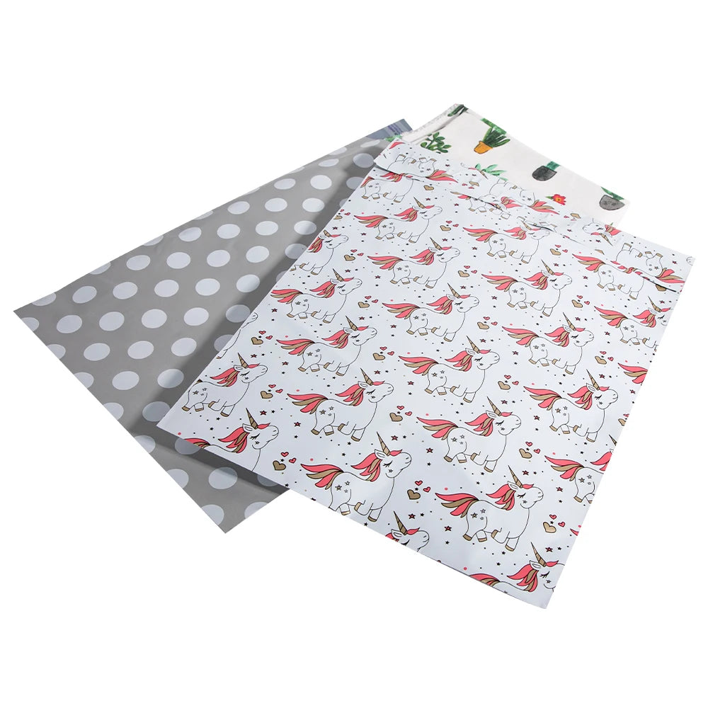 XMC-10*13" White  Poly  Shipping Courier Bag  Courier Bag Mailers for Shipping Plastic Shipping Bags Waterproof  Self-adhesive