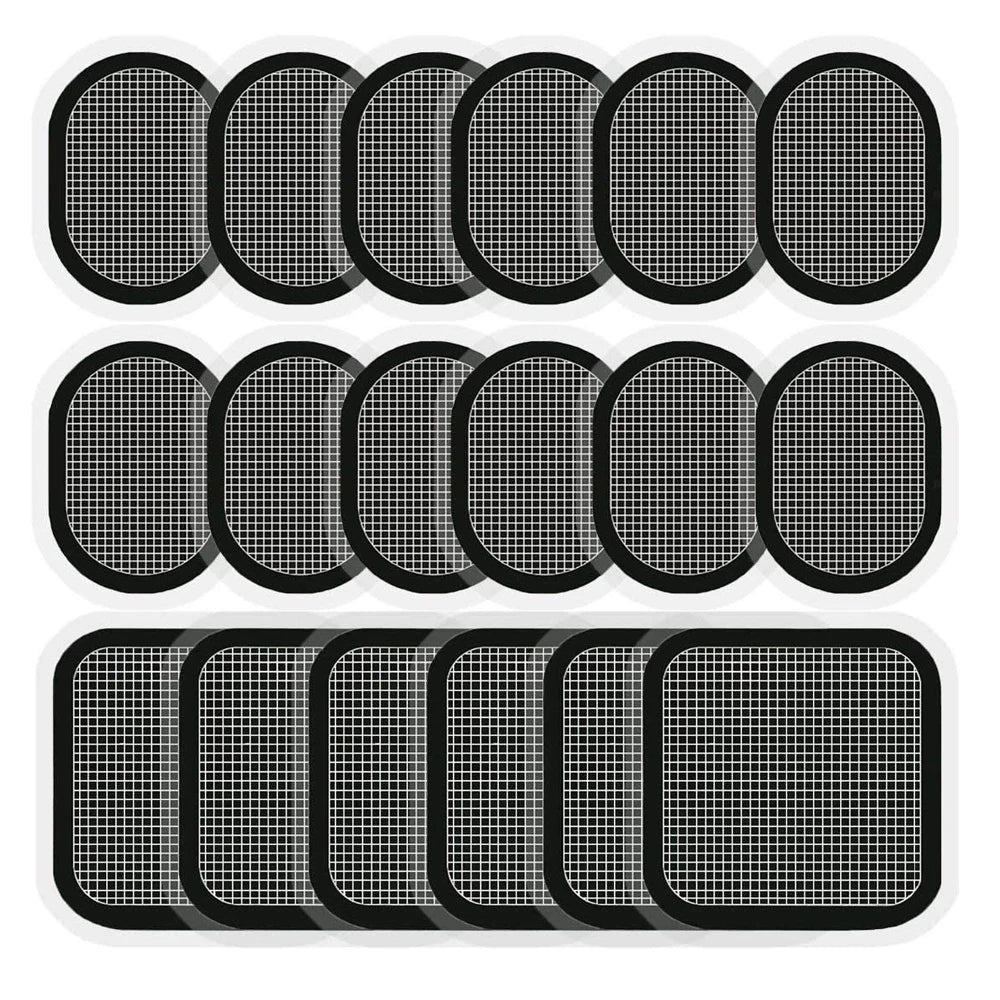 EMS Muscle Stimulator Replacement Gel Pads - Conductive 6-Pair Ab Belt Patch Relaxation Treatment 6 pairs Tidesmit