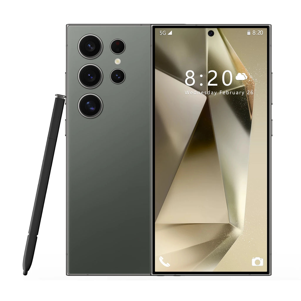 S25 Ultra 5G smartphone with 7.3 inch HD display and 108MP rear camera running Android 14 global version