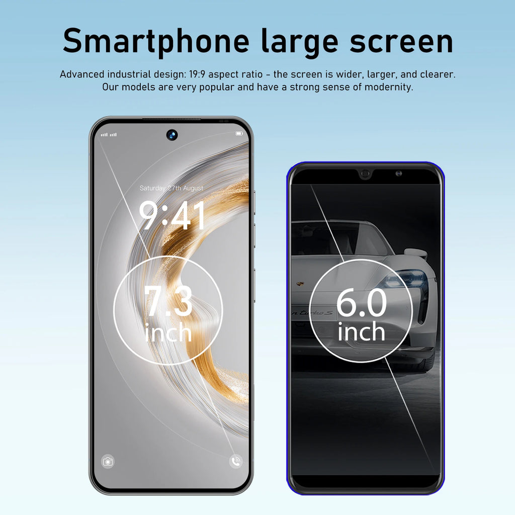5G Smartphone 7.3 Inch AMOLED 16GB RAM 1TB Storage Unlocked Mobile Tidesmit