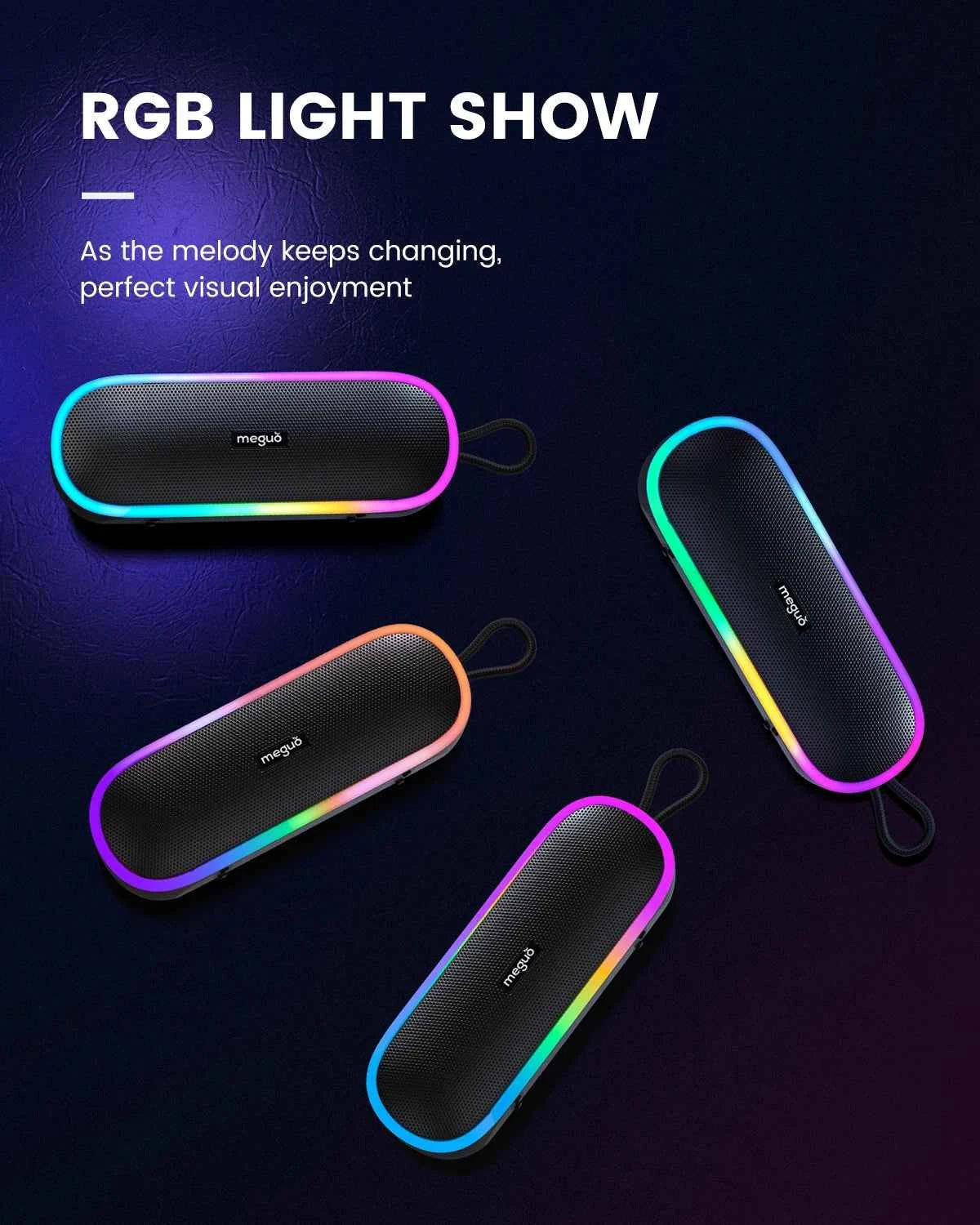 A15 PRO 20W Wireless for Bluetooth Speaker Portable IPX7 Waterproof RGB Lights 24 Hours Playtime TWS for Outdoor and Computer Us My Store