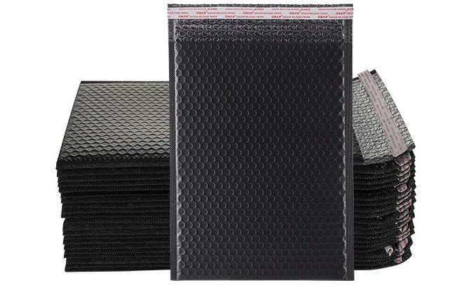 High Quality Shipping Envelope Bag Waterproof Black Packing Shockproof Bubble Self-sealing Bags Custom Bubble Mailer with Logo