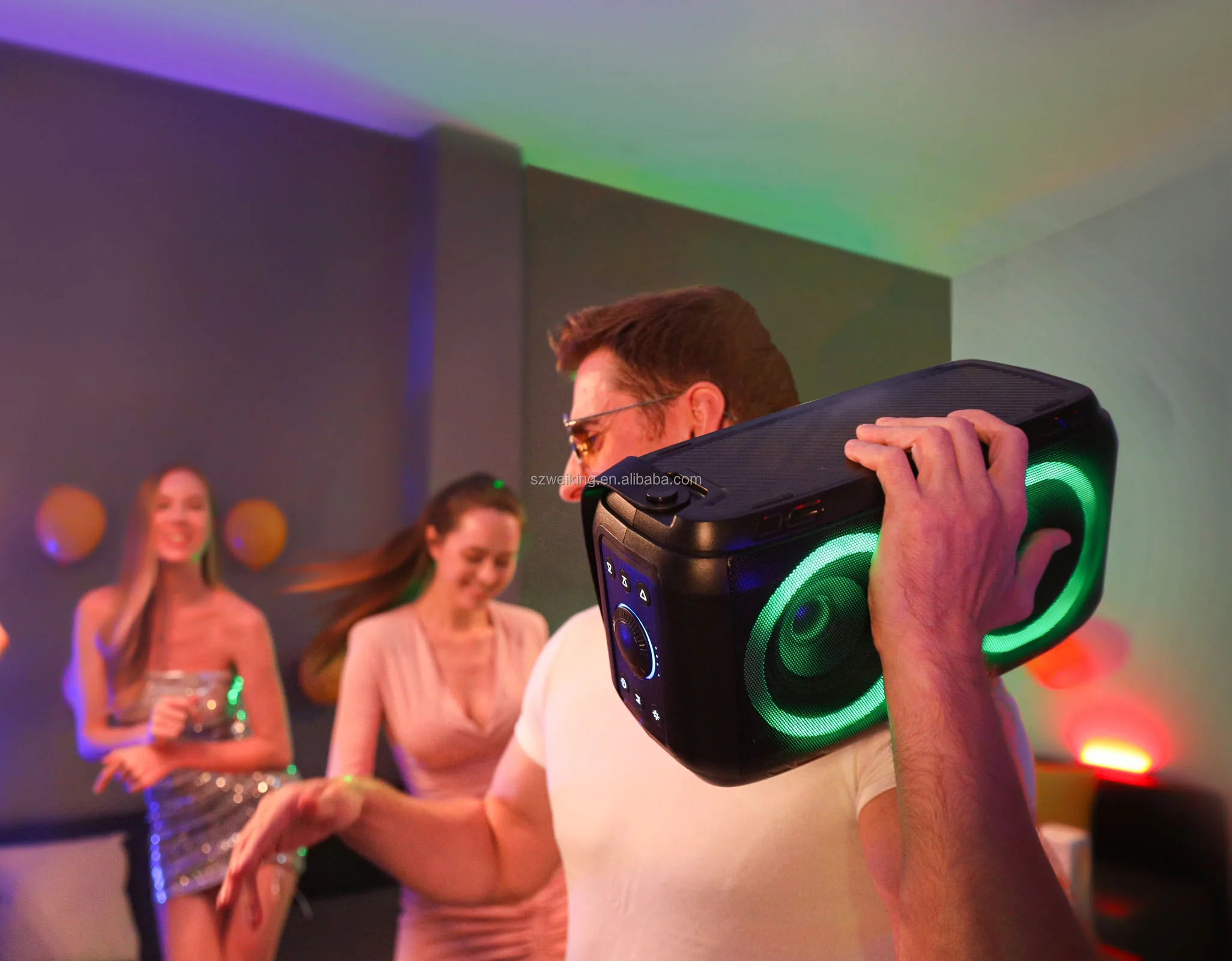 W-KING T9II 80W Portable Party Boom Box Outdoor Wireless Bluetooth Speaker My Store