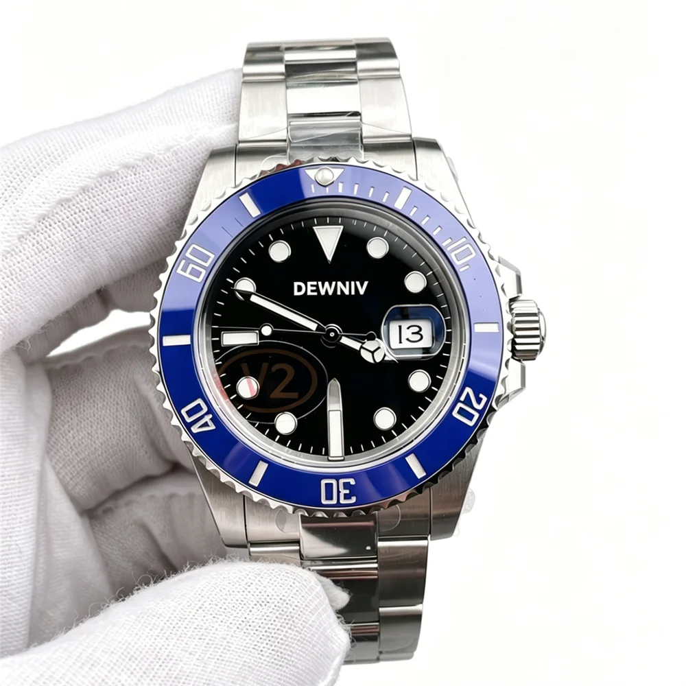 41mm/40mm Men's Watch with Automatic Mechanical 3235 Movement Super Luminous Effect Folding Clasp Luxurious Diving Watch.