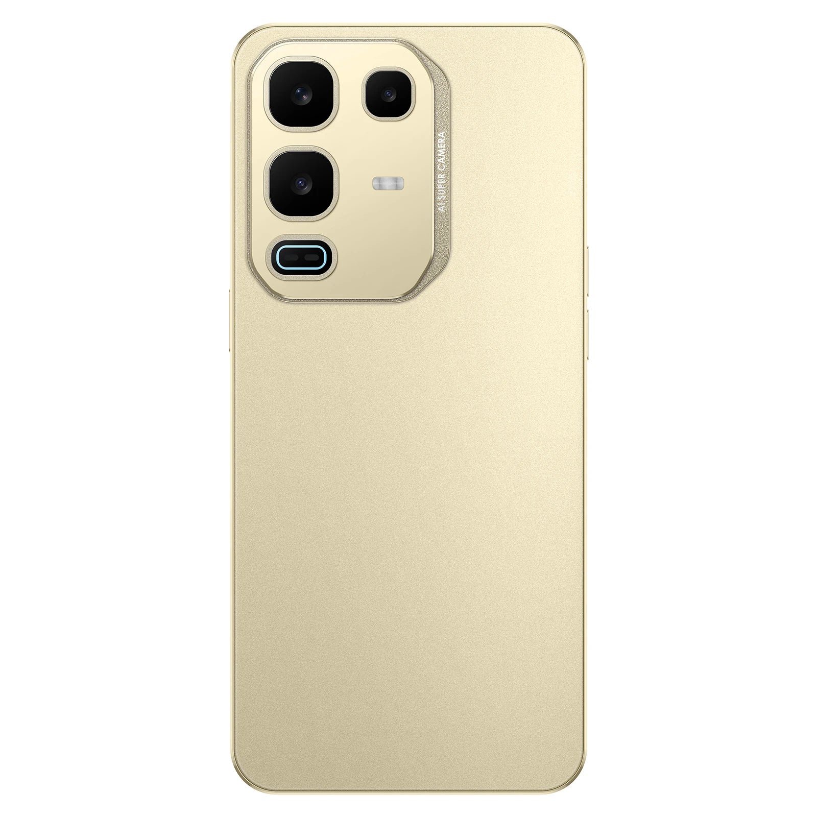 Tidesmit Note 50 Pro 5G smartphone with 50MP AI camera and LED display, side view in sleek midnight black finish.