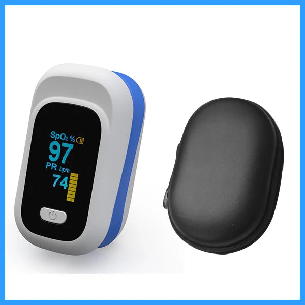 JYouCare Digital finger oximeter OLED pulse pulsioximetro SPO2 PR health alarm Fingertip oximetro de dedo & case family health